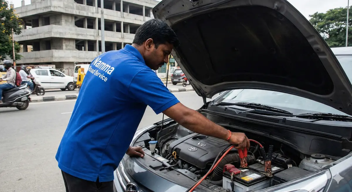 Car Battery Jumpstart Service