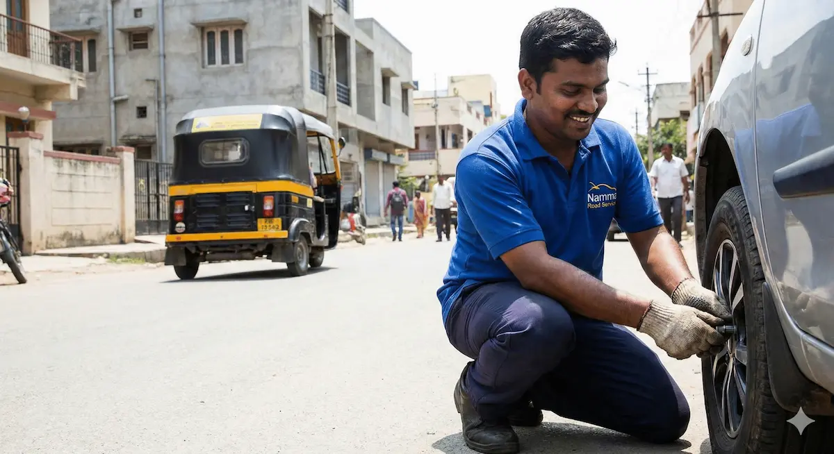 Mobile Puncture Repair Bangalore